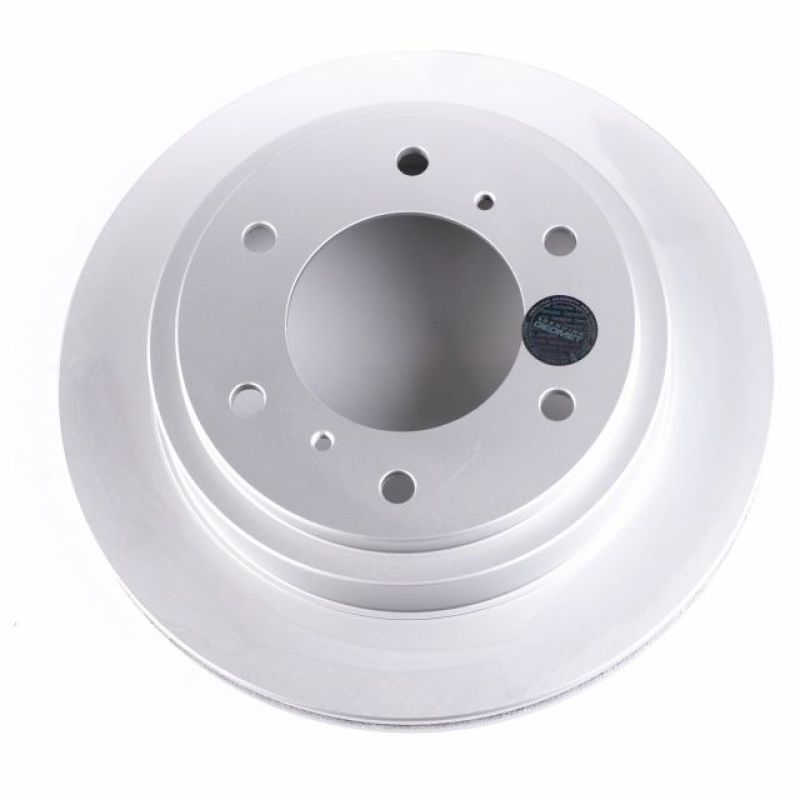 PSB Evolution Coated Rotor - Power Stop 00-06 Mitsubishi Montero Rear Evolution Geomet Coated Rotor
