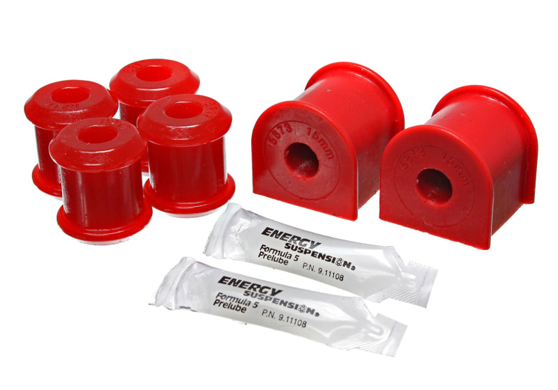 ES Sway Bar Bushings - Red - Energy Suspension 00-04 Dodge Dakota 4WD / 00-03 Durango 4WD Red 15mm Rear Sway Bar Bushing Set
