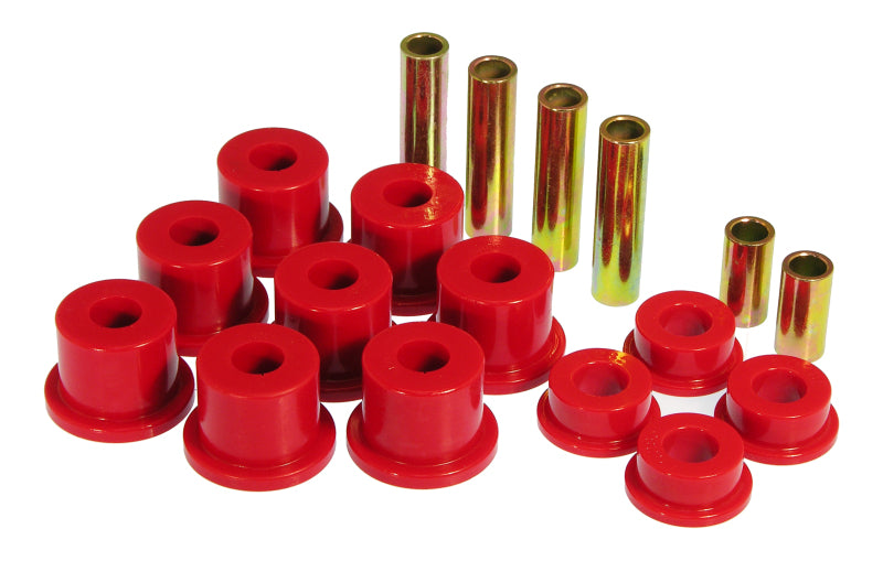 PRO Spring/Shackle Bush- Red - Prothane 80-98 Ford F350 Front Spring Bushings - Red