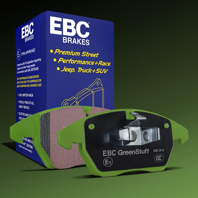 EBC Greenstuff Brake Pad Sets - EBC 02-03 Mercedes-Benz C230 (W203) 2.3 Greenstuff Front Brake Pads