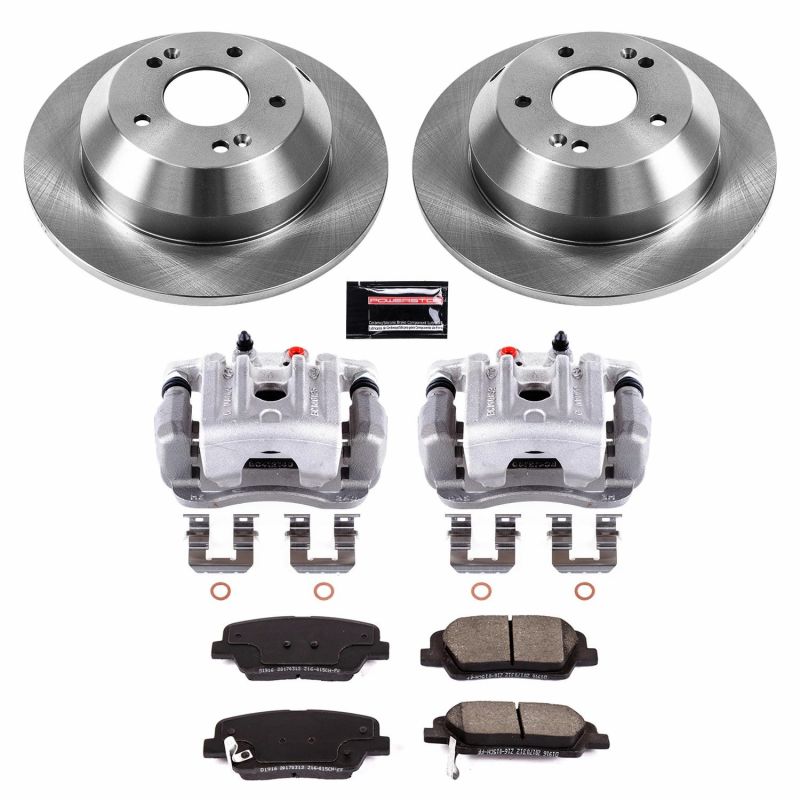 PSB Autospecialty Kit w/Cals - Power Stop 10-12 Hyundai Santa Fe Rear Autospecialty Brake Kit w/Calipers