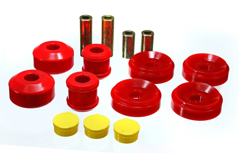 ES Cntrl Arm Bushings - Red - Energy Suspension 10 Chevy Camaro Red Front End Control Arm Bushing Set