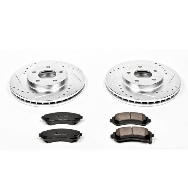 PSB Z23 Evolution Kit - Power Stop 02-06 Buick Rendezvous Front Z23 Evolution Sport Brake Kit