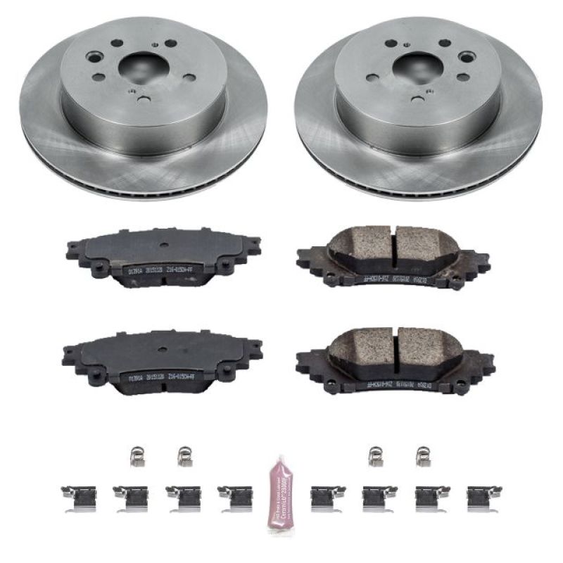 PSB Autospecialty Kit - Power Stop 14-15 Lexus IS250 Rear Autospecialty Brake Kit