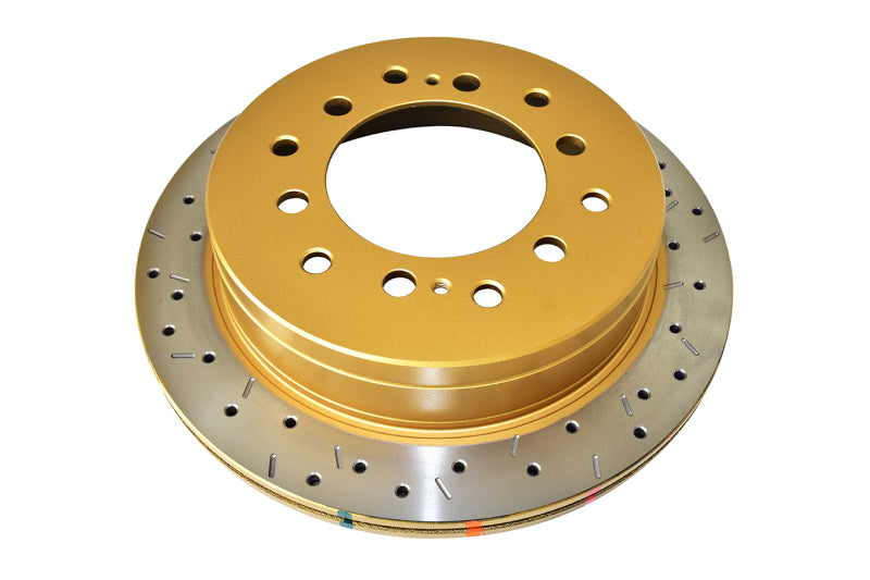 DBA 4000 Slot&Drill Rotors - DBA Toyota Cruiser Rear Drilled & Slotted 4000 Series Rotor