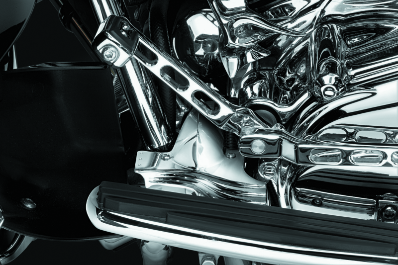 KUR Frame Covers B - Kuryakyn Lower Front Frame Cover 91-16 Touring Chrome