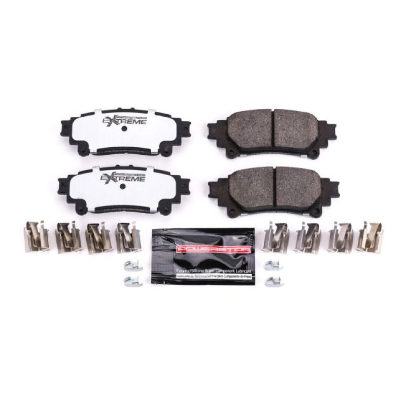 PSB Z36 Truck & Tow Brake Pads - Power Stop 10-15 Lexus RX350 Rear Z36 Truck & Tow Brake Pads w/Hardware