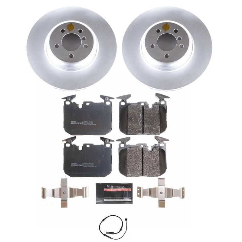 PSB Euro-Stop Kit - Power Stop 12-15 BMW 335i Front Euro-Stop Brake Kit