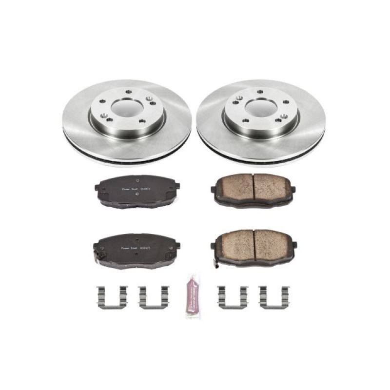 PSB Autospecialty Kit - Power Stop 14-16 Kia Soul Front Autospecialty Brake Kit