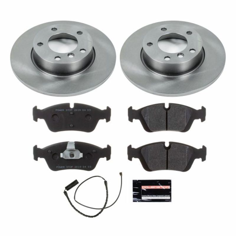 PSB Track Day SPEC Kit - Power Stop 95-99 BMW 318ti Front Track Day SPEC Brake Kit
