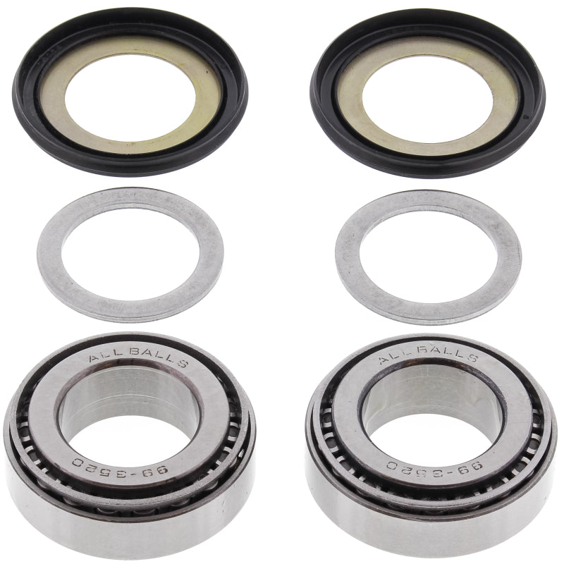 ABR Steering Bearing Kits - All Balls Racing 79-81 Honda CR125R Steering Bearing Kit