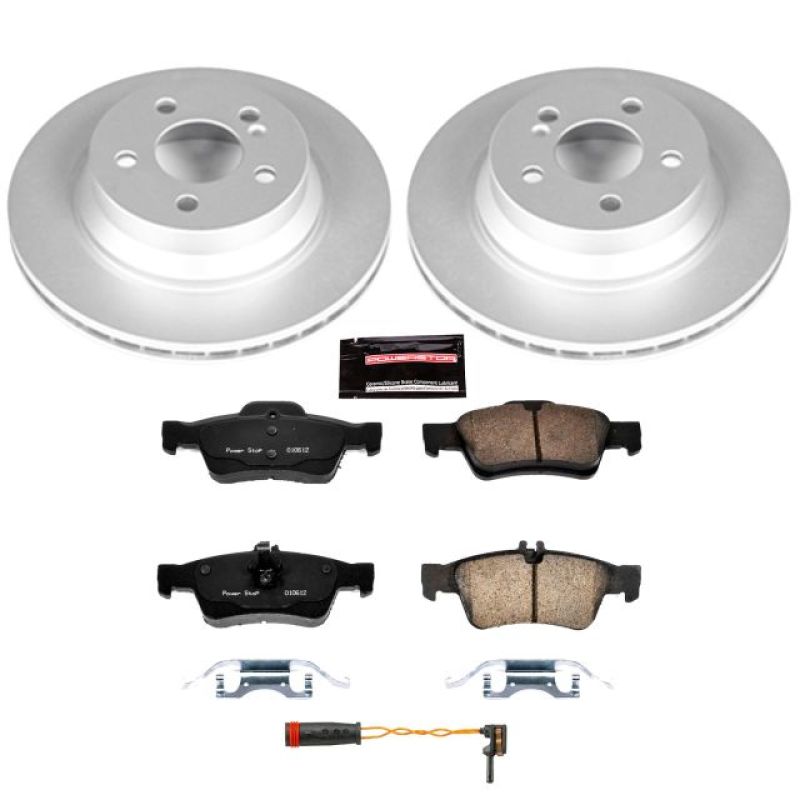 PSB Z23 Evolution Coated Kit - Power Stop 15-17 Mercedes-Benz CLS400 Rear Z23 Evolution Sport Coated Brake Kit
