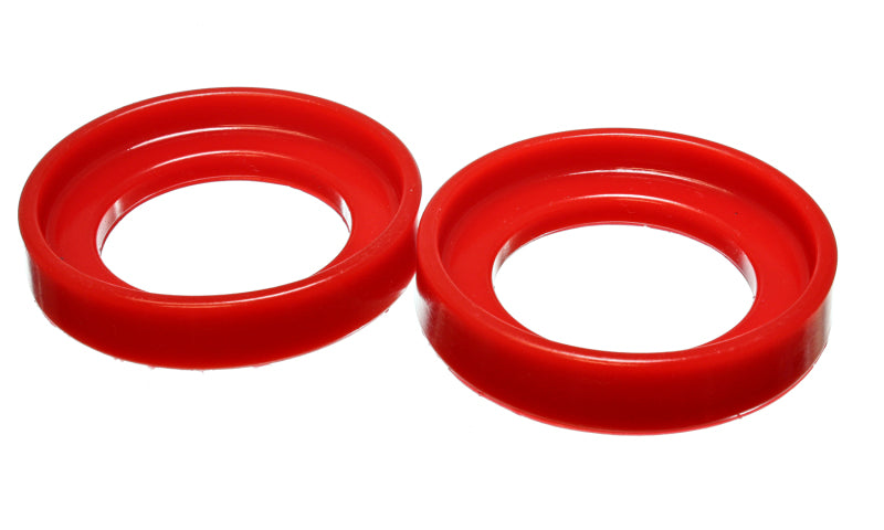 ES Spring Isolators - Red - Energy Suspension 90-97 Honda Accord/Odyssey / 92-01 Honda Prelude Red Front Coil Spring Isolator Se
