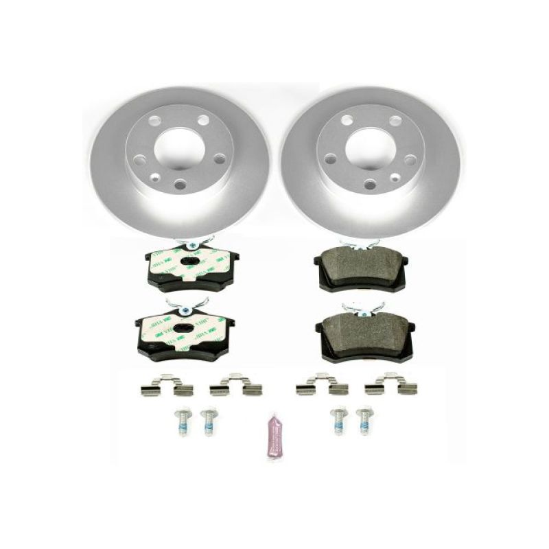 PSB Euro-Stop Kit - Power Stop 02-06 Audi A4 Rear Euro-Stop Brake Kit