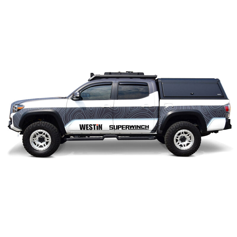 WES Running Boards - HDX - Westin 05-23 Toyota Tacoma DC HDX Running Boards - Tex. Blk