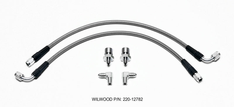 WIL Flexline Brake Hose - Wilwood Flexline Kit 41-56 Oldsmobile