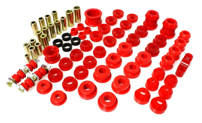 ES Hyper-Flex Sets - Red - Energy Suspension 92-95 Honda Civic/CRX / 93-97 Honda Del Sol (including VTEC) Red Hyper-Flex Master