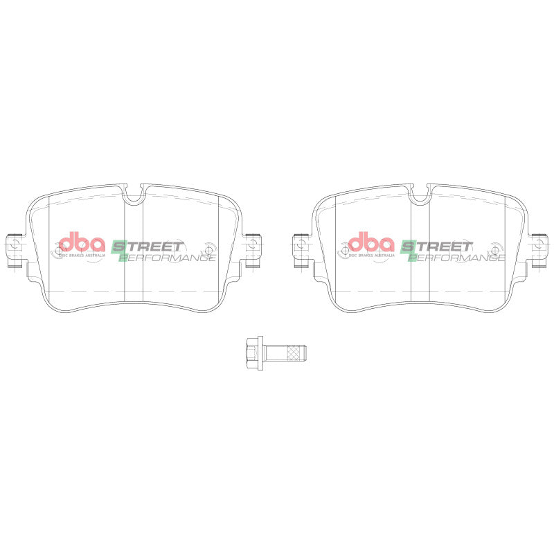 DBA SP Performance Brake Pads - DBA 19-21 Audi A8 Quattro Rear SP Performance Brake Pads