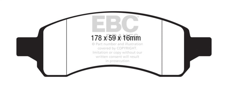 EBC Ultimax2 Brake Pad Sets - EBC 09-17 Chevy Traverse Ultimax2 Rear Brake Pads