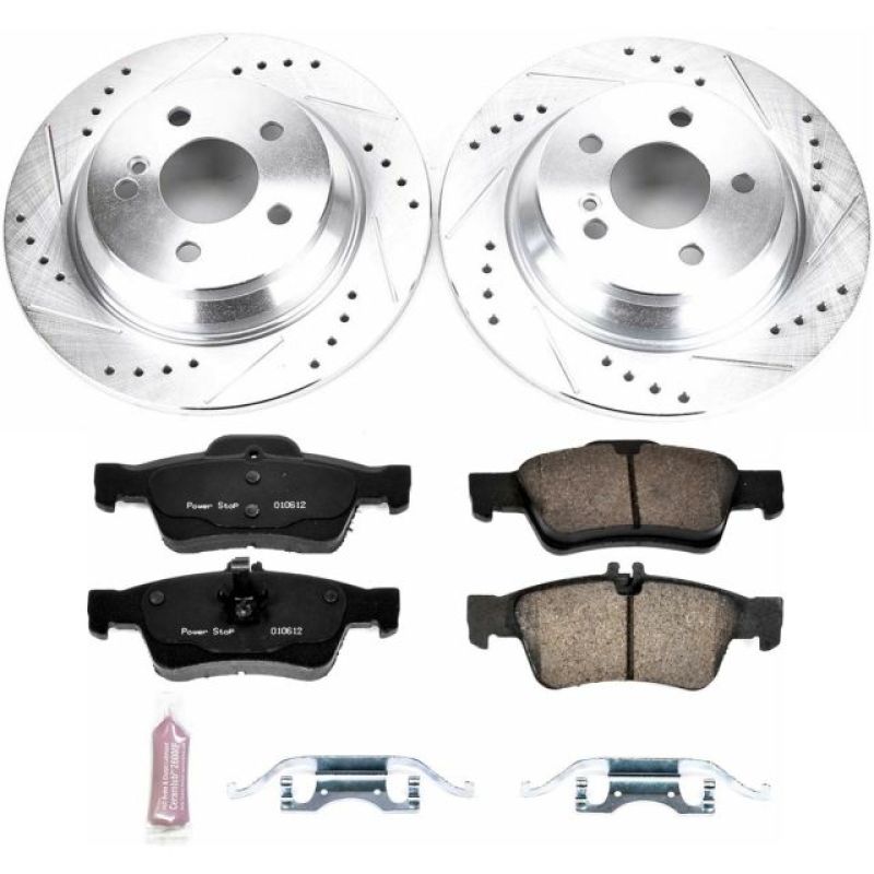 PSB Z23 Evolution Kit - Power Stop 10-13 Mercedes-Benz S400 Rear Z23 Evolution Sport Brake Kit