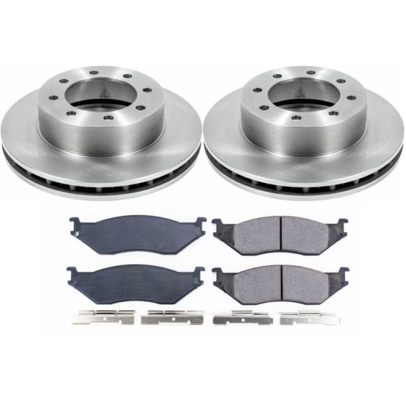 PSB Autospecialty Rotor - Power Stop 99-04 Ford F-550 Super Duty Front Autospecialty Brake Kit