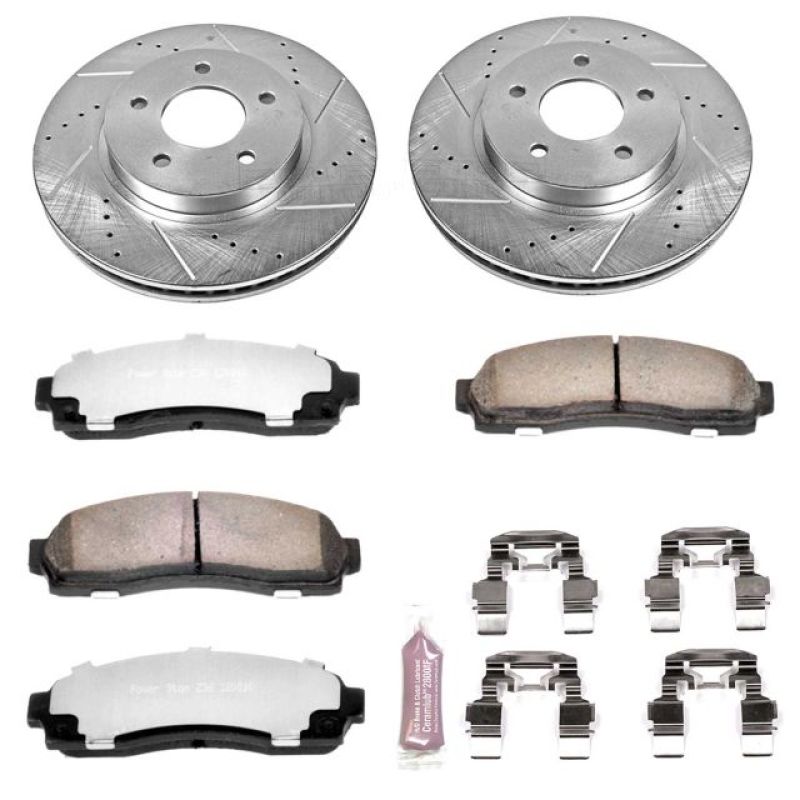 PSB Z36 Truck & Tow Kit - Power Stop 05-06 Chevrolet Equinox Front Z36 Truck & Tow Brake Kit