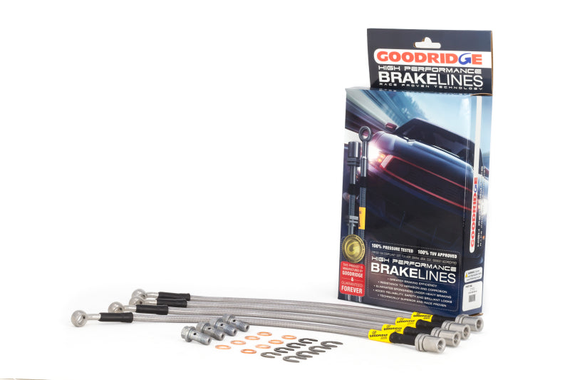GR G-Stop Brake Line Kits - Goodridge 01-05 Lexus IS300 Stainless Steel Brake Line Kit