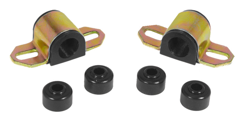 PRO Sway/End Link Bush - Blk - Prothane 90-94 Mitsubishi Eclipse Rear Sway Bar Bushings - 20mm - Black