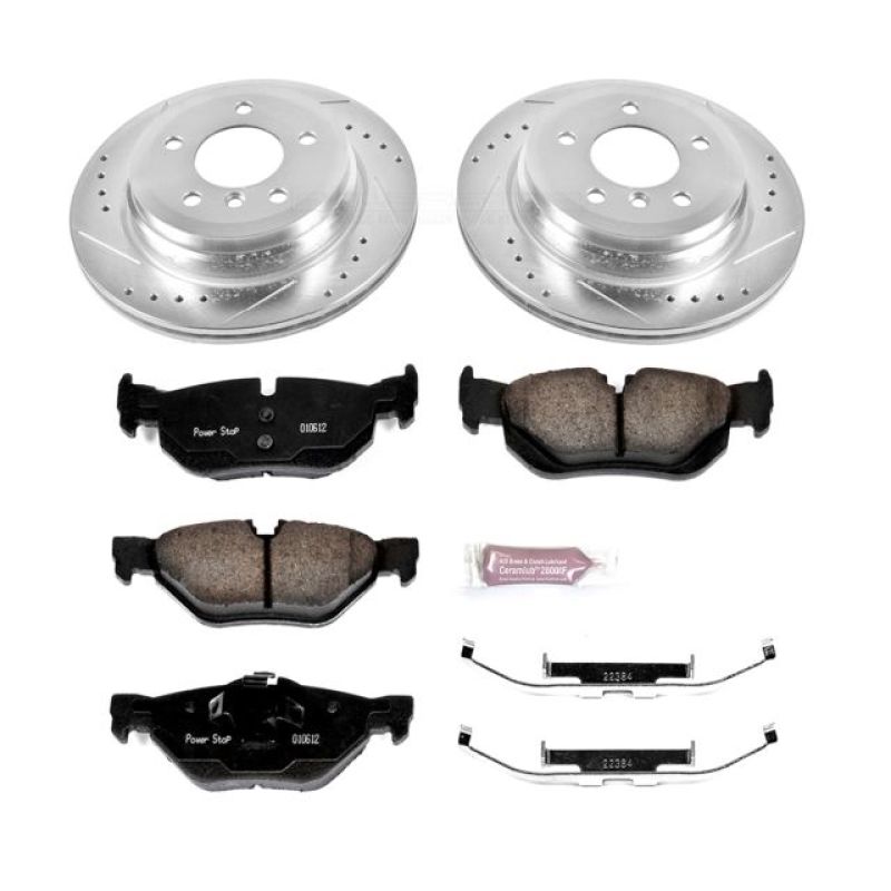 PSB Z23 Evolution Kit - Power Stop 11-13 BMW 328i Rear Z23 Evolution Sport Brake Kit