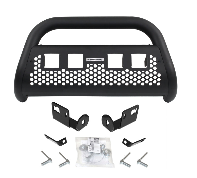 GOR RC2 Light Ready - Go Rhino 04-08 Ford F-150 RC2 LR 4 Lights Complete Kit w/Front Guard + Brkts