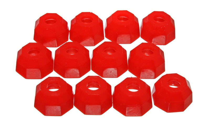 ES Dust Boots - Red - Energy Suspension Tie Rod End Boot Oct-Box Of 12 - Red