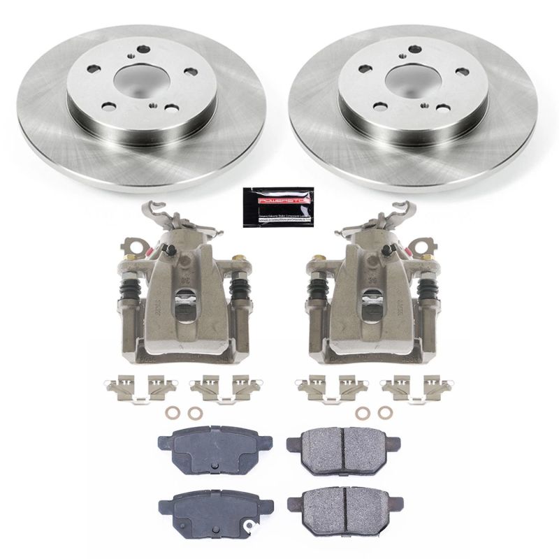 PSB Autospecialty Kit w/Cals - Power Stop 09-10 Pontiac Vibe Rear Autospecialty Brake Kit w/Calipers