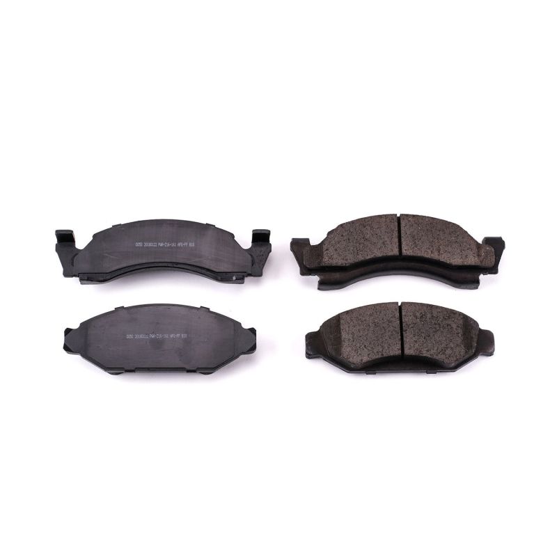 PSB Z16 Evolution Brake Pads - Power Stop 76-86 Ford Bronco Front Z16 Evolution Ceramic Brake Pads