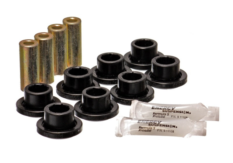 ES Cntrl Arm Bushings - Black - Energy Suspension 88 Honda Civic/CRX Black Rear Control Arm Bushing Set (Lower Only)