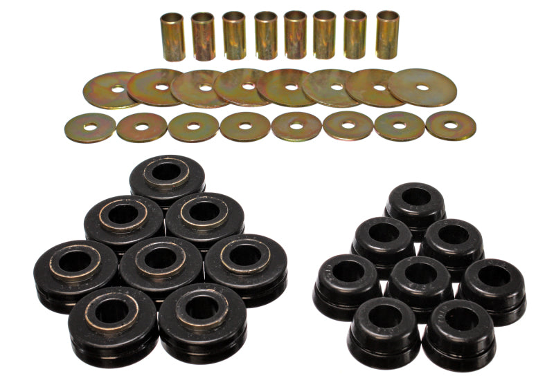 ES Body Mounts - Black - Energy Suspension Scout Ii Body Mounts - Black