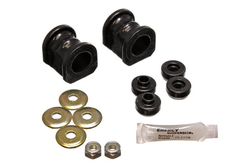 ES Sway Bar Bushings - Black - Energy Suspension 91-94-Nissan Sentra/NX1600/2000 Black 27mm Front Sway Bar Frame Bushings (Sway bar