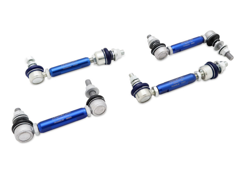 SPR Sway Bar Links - SuperPro 03-09 Lexus GX470 HD Adjustable End Link Set (TRC1285L + TRC1085V)