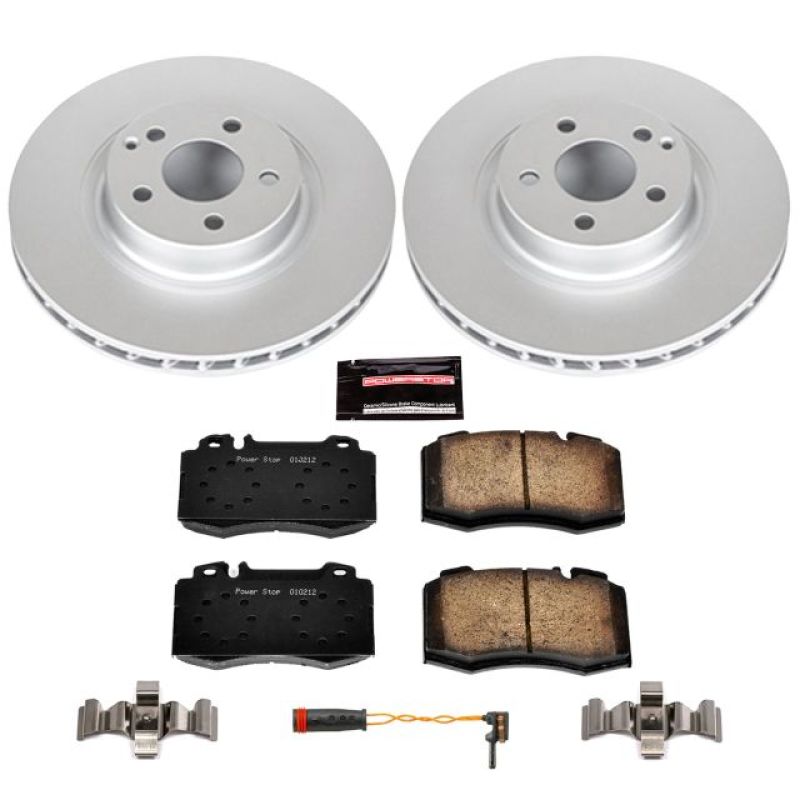 PSB Z23 Evolution Coated Kit - Power Stop 07-09 Mercedes-Benz E550 Front Z23 Evolution Sport Coated Brake Kit