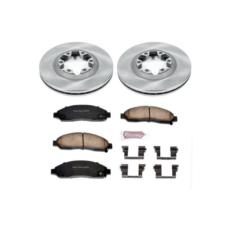 PSB Autospecialty Kit - Power Stop 04-08 Chevrolet Colorado Front Autospecialty Brake Kit