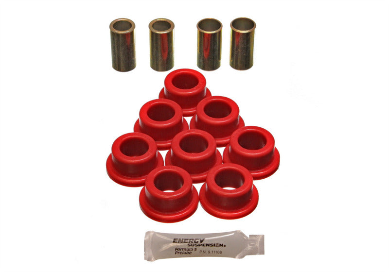ES Strut Bushings - Red - Energy Suspension 84-87 Chevy Corvette Red Rear Strut Rod Bushing Set