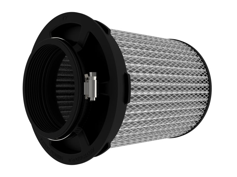 AFE Universal Pro Dry S Filter - aFe MagnumFLOW Pro DRY S Universal Air Filter 4in F x 6.5n B x 6.5in T (Inv) x 8in H