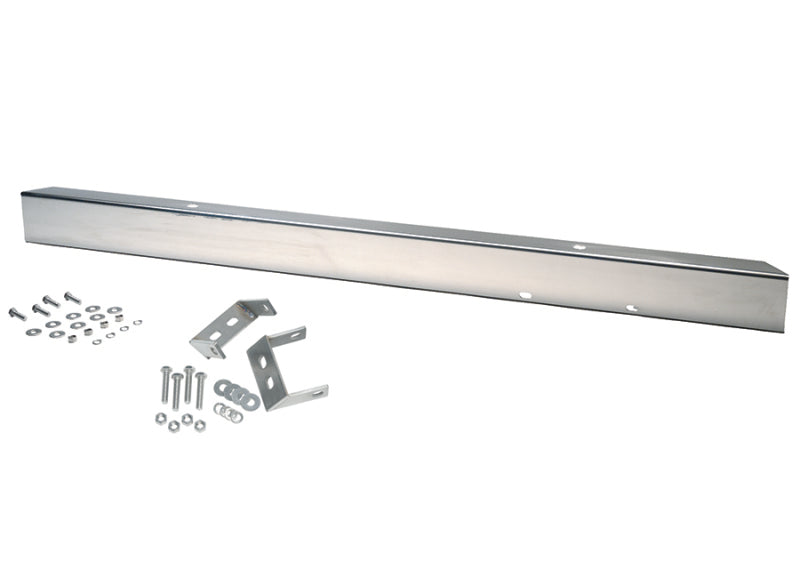 KEN Rear Bumpers - Kentrol 45-86 Jeep CJ5/CJ7 Rear Bumper - Polished Silver