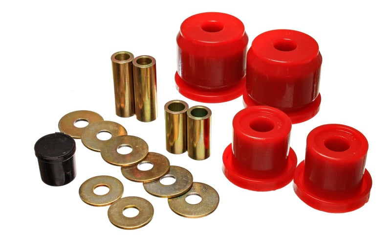 ES Diff Bushings - Red - Energy Suspension 00-09 Honda S2000 Red Rear Differential Carrier Bushing Set