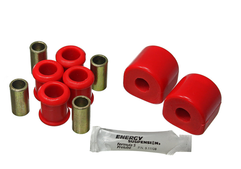 ES Sway Bar Bushings - Red - Energy Suspension Rear Sway Bar Bushing Set - 14mm - Red