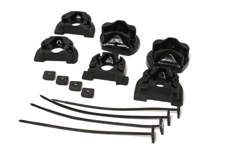 ES Motor Mounts - Black - Energy Suspension 92-00 Honda Civic (Except 99-00 Si) / 93-97 Del Sol Black Motor Mount Inserts (Man