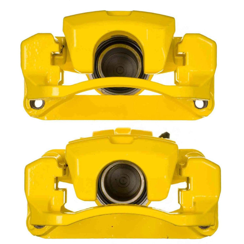 PSB Yellow Calipers - Power Stop 17-20 Toyota 86 Rear Yellow Caliper w/Bracket (Pair)