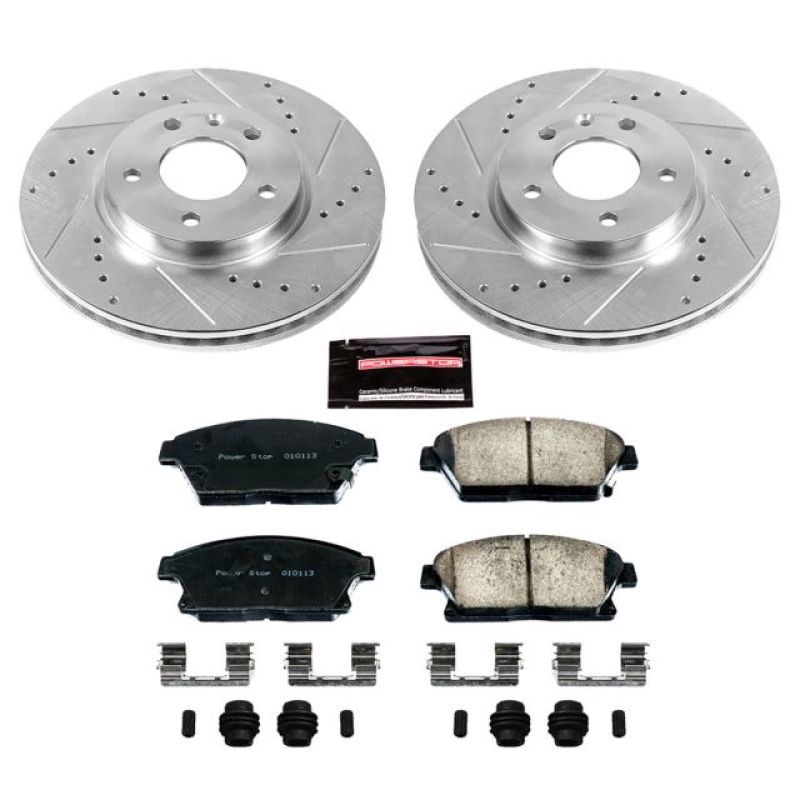 PSB Z23 Evolution Kit - Power Stop 12-17 Buick Verano Front Z23 Evolution Sport Brake Kit