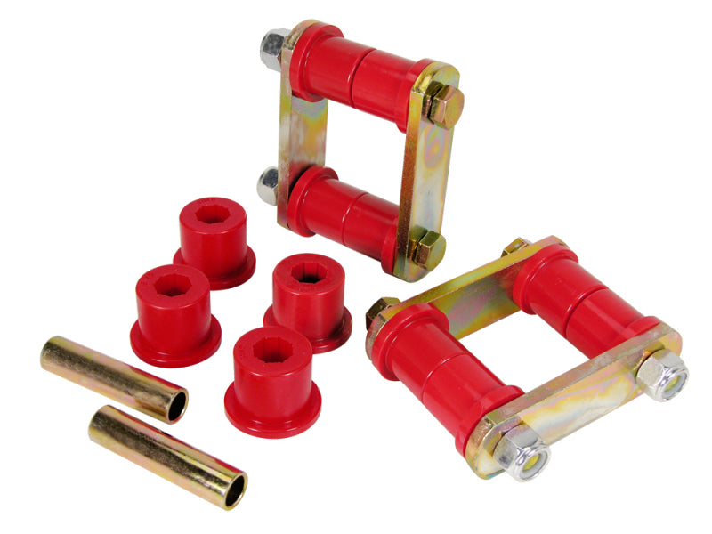 PRO Spring/Shackle Bush- Red - Prothane 70-74 AMC AMX/Javelin HD Spring & Shackles Bushings - Red