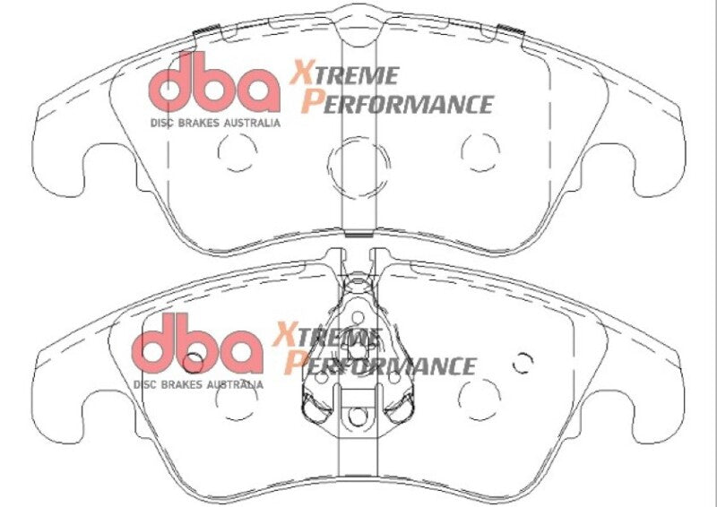 DBA XP Performance Brake Pads - DBA 09-16 Audi A4 Wagon XP Performance Front Brake Pads