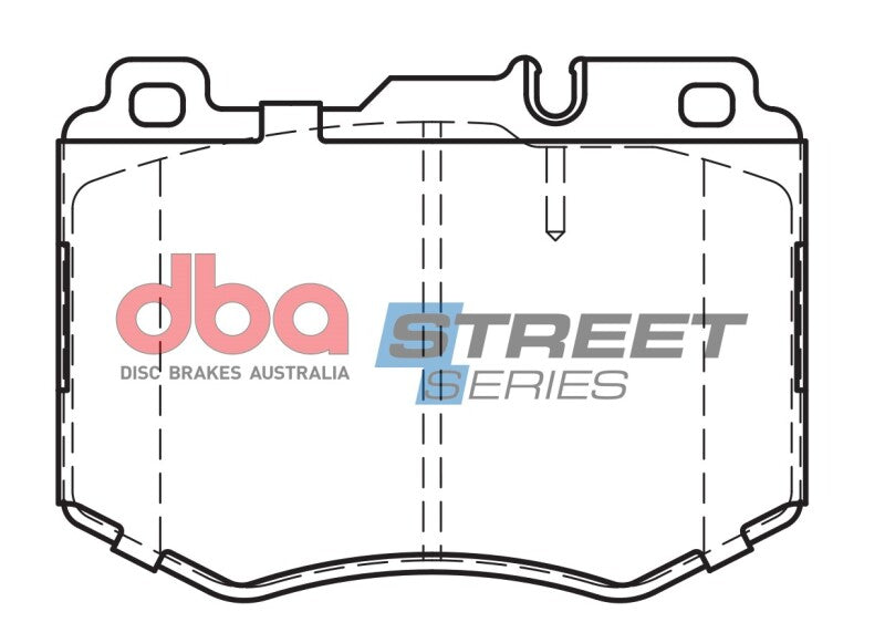 DBA Street Series Brake Pads - DBA 17-19 Mercedes-Benz E300 (Excl AMG Exterior Package) Street Series Front Brake Pads